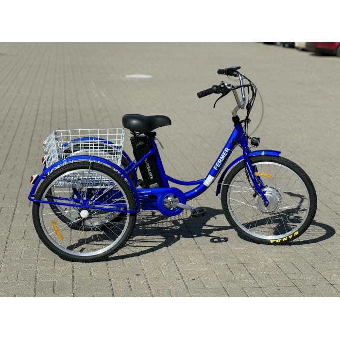 Трехколесный электровелосипед SmartBalance Fermer Синий 5